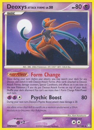 Deoxys Attack Forme 024 [Legends Awakened]  - Reverse Holofoil