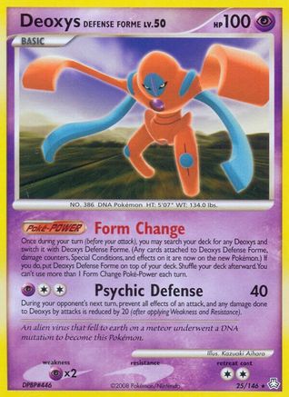 Deoxys Defense Forme 025 [Legends Awakened]