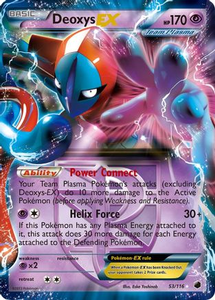Deoxys EX (Team Plasma) 053 [Plasma Freeze]  - Holofoil