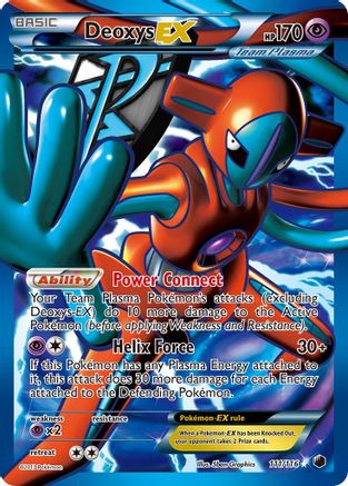 Deoxys EX (Team Plasma) (Full Art) 111 [Plasma Freeze]  - Holofoil
