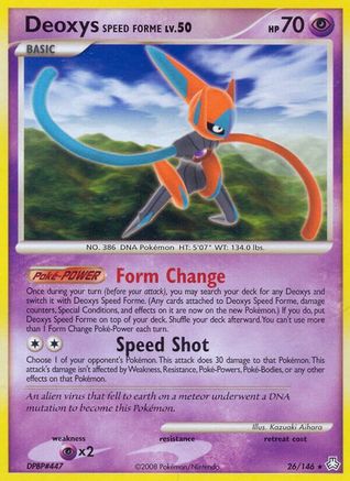 Deoxys Speed Forme 026 [Legends Awakened]  - Reverse Holofoil