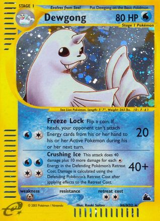 Dewgong (H6) 0H6 [Skyridge]  - Holofoil