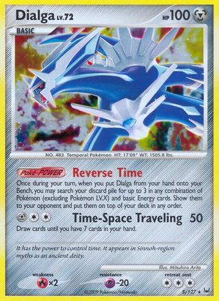 Dialga (5) 005 [Platinum]  - Reverse Holofoil