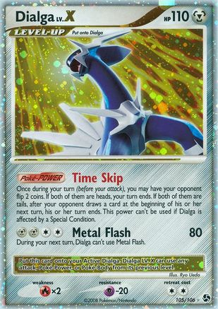 Dialga LV.X 105 [Great Encounters]  - Holofoil