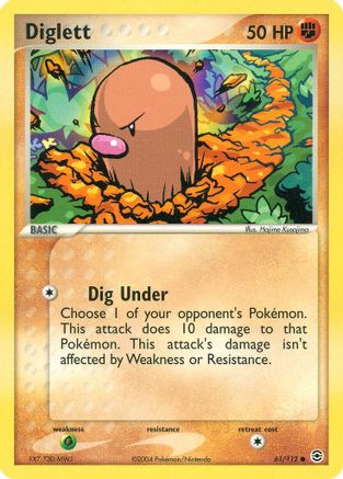Diglett 061/112 [FireRed & LeafGreen]