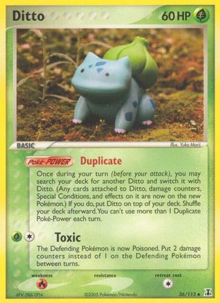 Ditto (Bulbasaur) 036/113 [Delta Species]