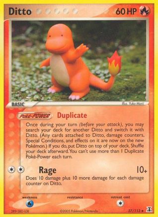 Ditto 037/113 [Delta Species]  - Reverse Holofoil