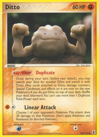 Ditto (Geodude) 062/113 [Delta Species]  - Reverse Holofoil
