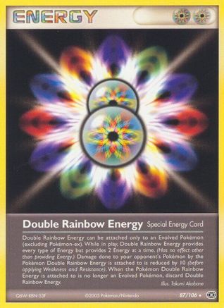 Double Rainbow Energy 087 [Emerald]  - Reverse Holofoil