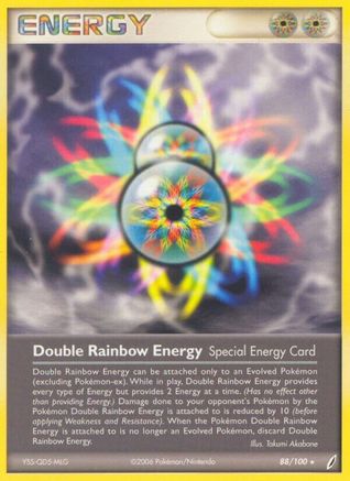 Double Rainbow Energy 088/100 [Crystal Guardians]  - Reverse Holofoil