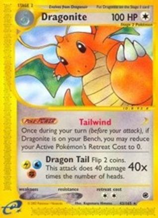 Dragonite (43) 043 [Expedition]  - Reverse Holofoil