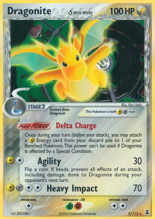 Dragonite (Delta Species) 003 [Delta Species]  - Holofoil