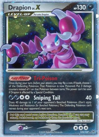 Drapion LV.X 123 [Platinum]  - Holofoil