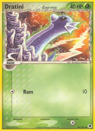 Dratini (Delta Species) 046/101 [Dragon Frontiers]