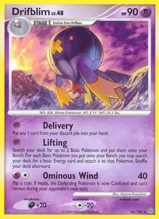 Drifblim 016 [Stormfront]  - Reverse Holofoil