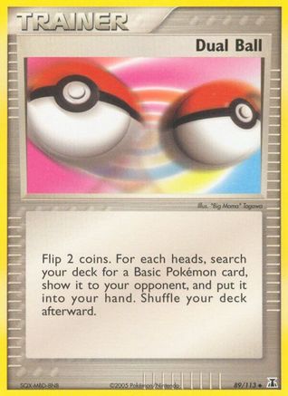 Dual Ball 089 [Delta Species]  - Reverse Holofoil