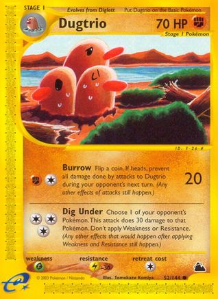 Dugtrio 052 [Skyridge]