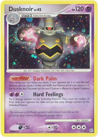 Dusknoir 002/130 [Diamond and Pearl]  - Holofoil