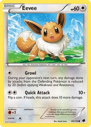 Eevee (89) 089/116 [Plasma Freeze]