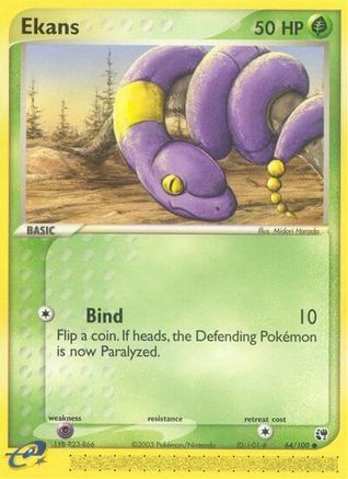 Ekans 064/100 [Sandstorm]  - Reverse Holofoil