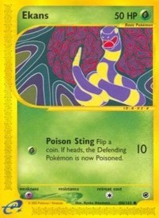 Ekans 108/165 [Expedition]  - Reverse Holofoil