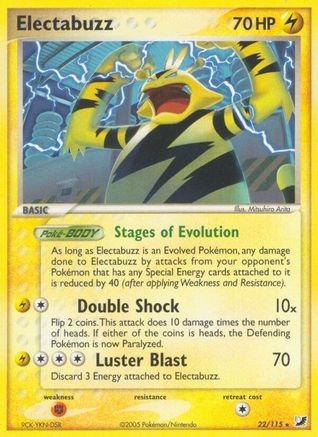 Electabuzz 022/115 [Unseen Forces]  - Reverse Holofoil