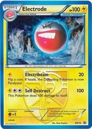 Electrode (Team Plasma) BW76 [Black and White Promos]  - Holofoil