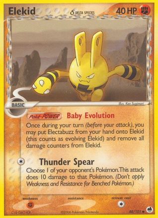 Elekid (Delta Species) 048/101 [Dragon Frontiers]