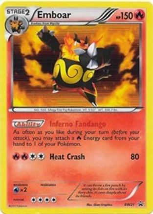 Emboar BW21 [Black and White Promos]  - Holofoil