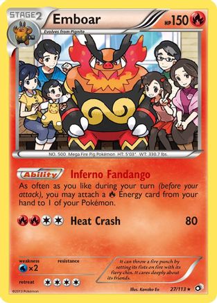 Emboar 027/113 [Legendary Treasures]  - Reverse Holofoil