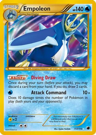 Empoleon (117 Secret Rare) 117 [Plasma Freeze]  - Holofoil
