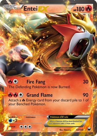 Entei EX 013 [Dark Explorers]  - Holofoil