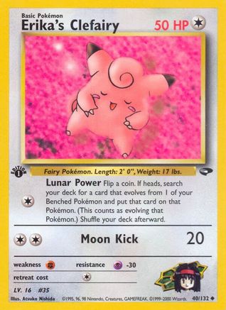 Erika's Clefairy 040/132 [Gym Challenge]  - 1st Edition