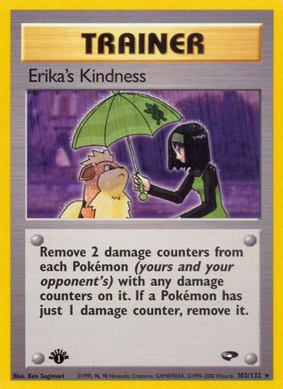 Erika's Kindness 103/132 [Gym Challenge]  - 1st Edition