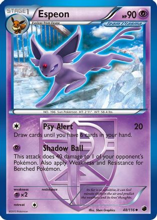 Espeon (Team Plasma) 048/116 [Plasma Freeze]