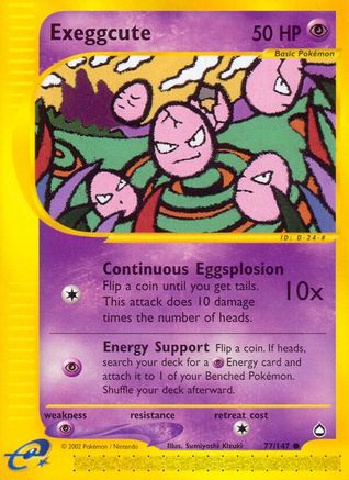Exeggcute (77) 077 [Aquapolis]