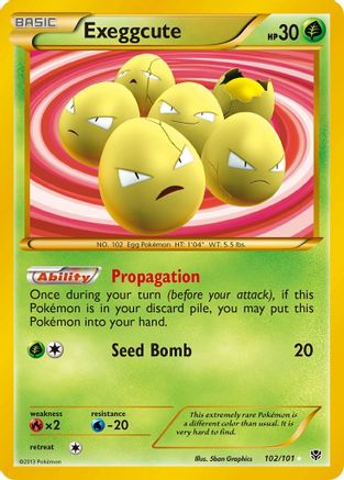 Exeggcute (102 Secret Rare) 102 [Plasma Blast]  - Holofoil