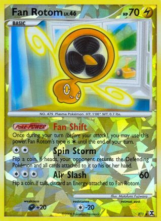 Fan Rotom RT1 [Rising Rivals]  - Reverse Holofoil