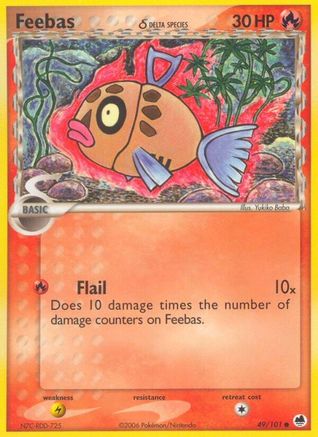 Feebas (Delta Species) 049/101 [Dragon Frontiers]  - Reverse Holofoil