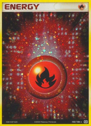 Fire Energy 102/106 [Emerald]  - Holofoil