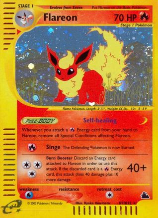 Flareon (H7) 0H7 [Skyridge]  - Holofoil