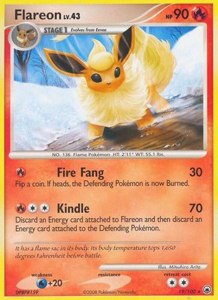 Flareon 019 [Majestic Dawn]  - Reverse Holofoil