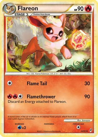 Flareon 044/95 [Call of Legends]  - Reverse Holofoil