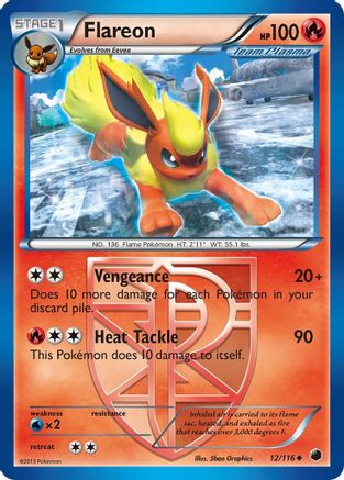 Flareon (Team Plasma) 012/116 [Plasma Freeze]
