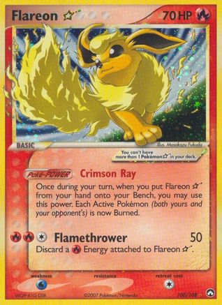 Flareon Star 100 [Power Keepers]  - Holofoil