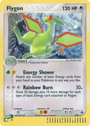 Flygon 004/097 [Dragon]  - Reverse Holofoil