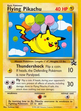 Flying Pikachu 025/53 [WoTC Promo]