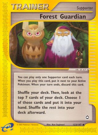 Forest Guardian 123/147 [Aquapolis]  - Reverse Holofoil