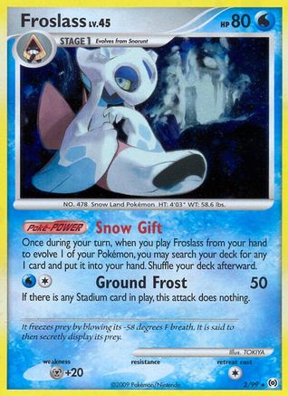 Froslass 002/99 [Arceus]  - Holofoil