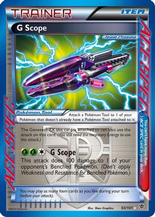 G Scope (Team Plasma) 093 [Plasma Blast]  - Holofoil